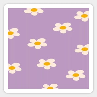 Daisy pattern Sticker